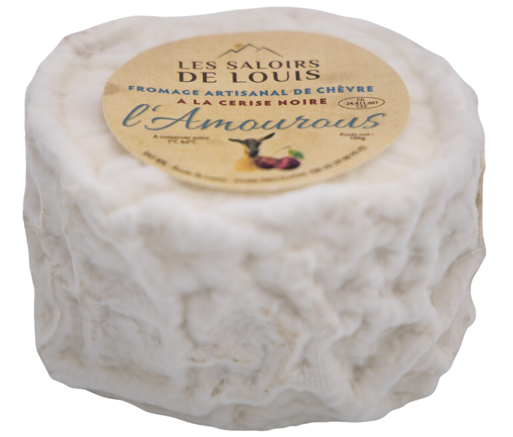 Amourous Chevre coeur cerise noire SL - 100g x 9
