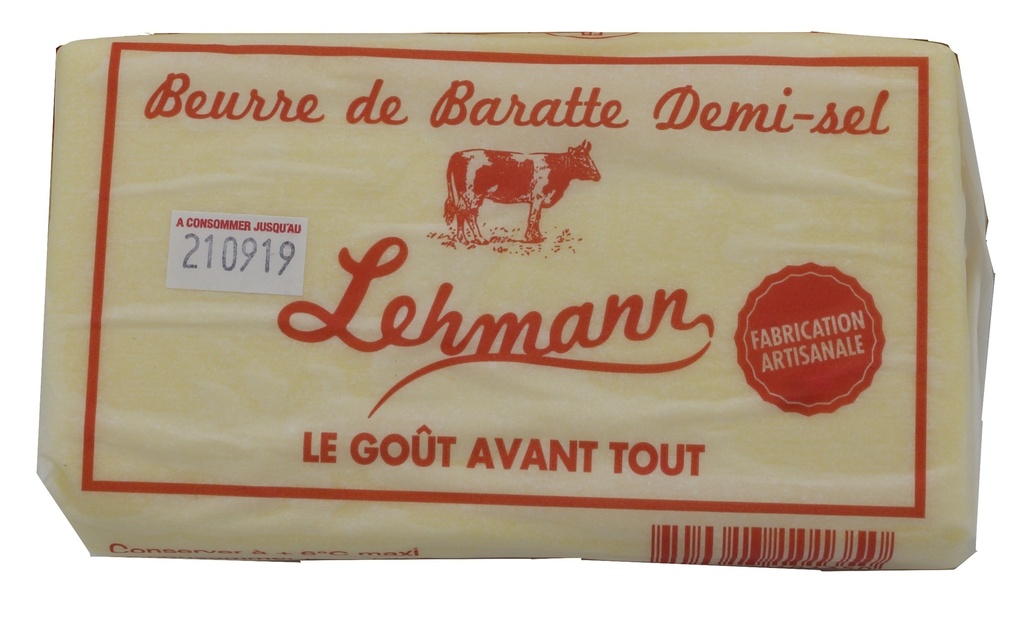 Beurre de Baratte 1/2 sel LN - 250g x 6