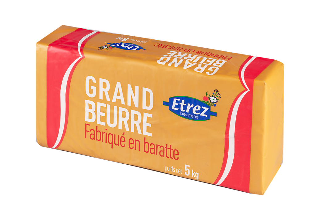 Beurre de baratte Doux Extra fin  Motte EZ - 5Kg x 2