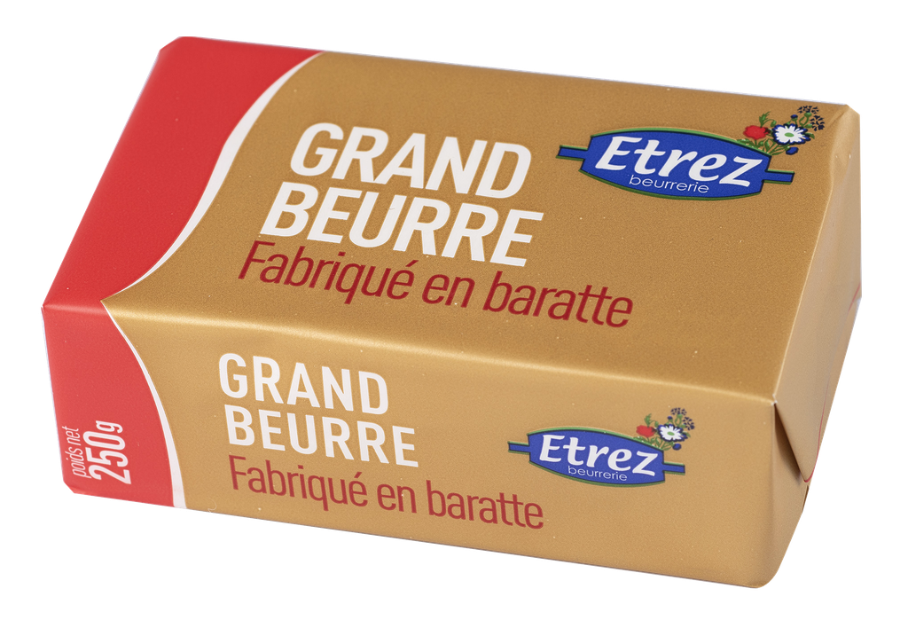 Beurre de baratte Doux Extra fin Plaquette EZ - 250g x 40