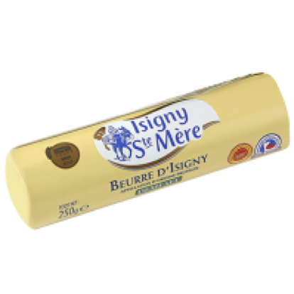 Beurre d'Isigny AOP Demi-sel Rouleau IY - 250g x 20