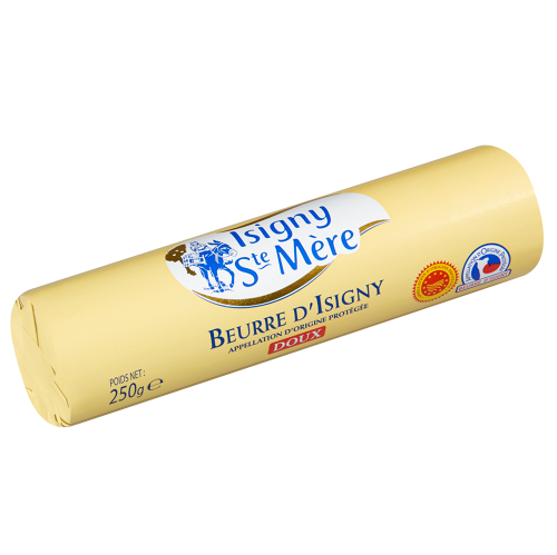 Beurre d'Isigny AOP Doux Rouleau IY - 250g x 20