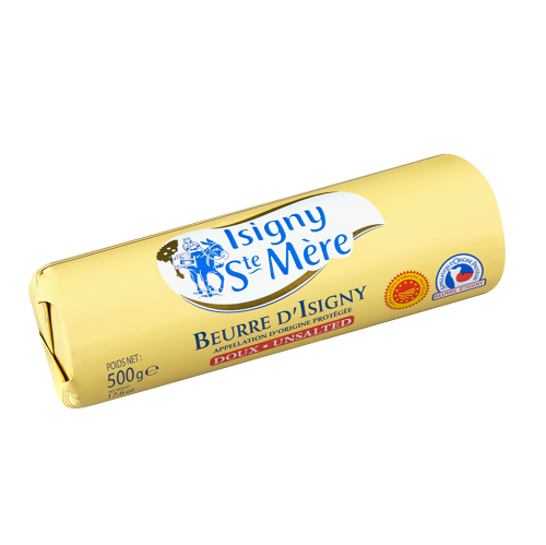 Beurre d'Isigny AOP Doux Rouleau IY - 500g x 10