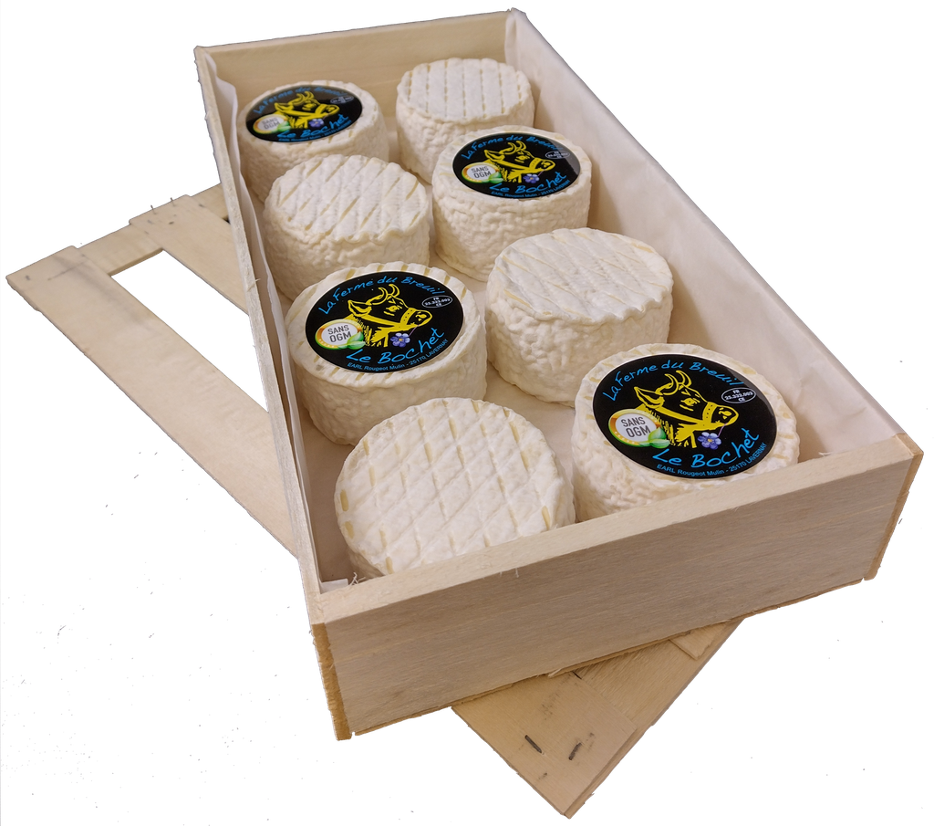 Bochet Fermier enrobe Poivre caisse BL - 160g x 8