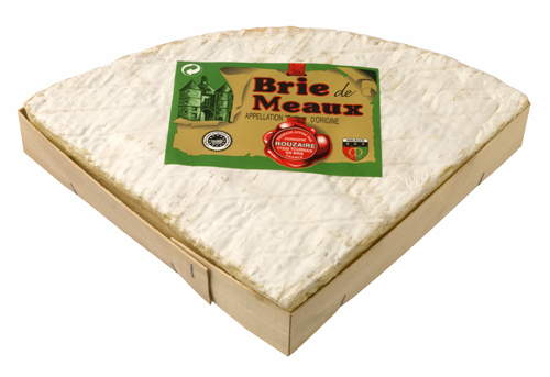 Brie de Meaux AOP 1/4 Fond Boite Bois RO - 750g x 4