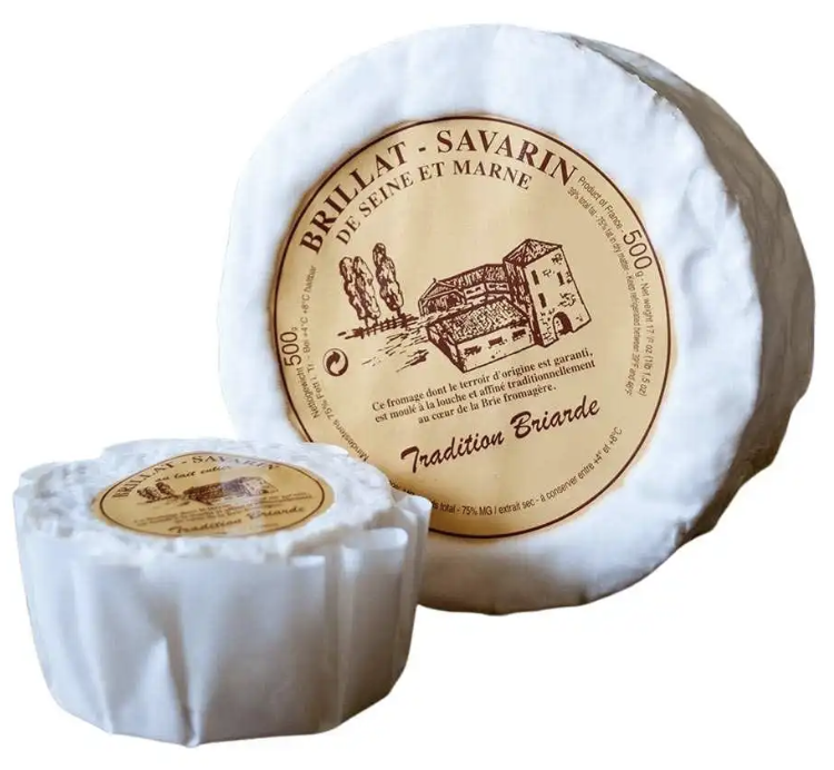 Brillat-Savarin IGP Lait cru Tradition Nu RO - 500g x 4
