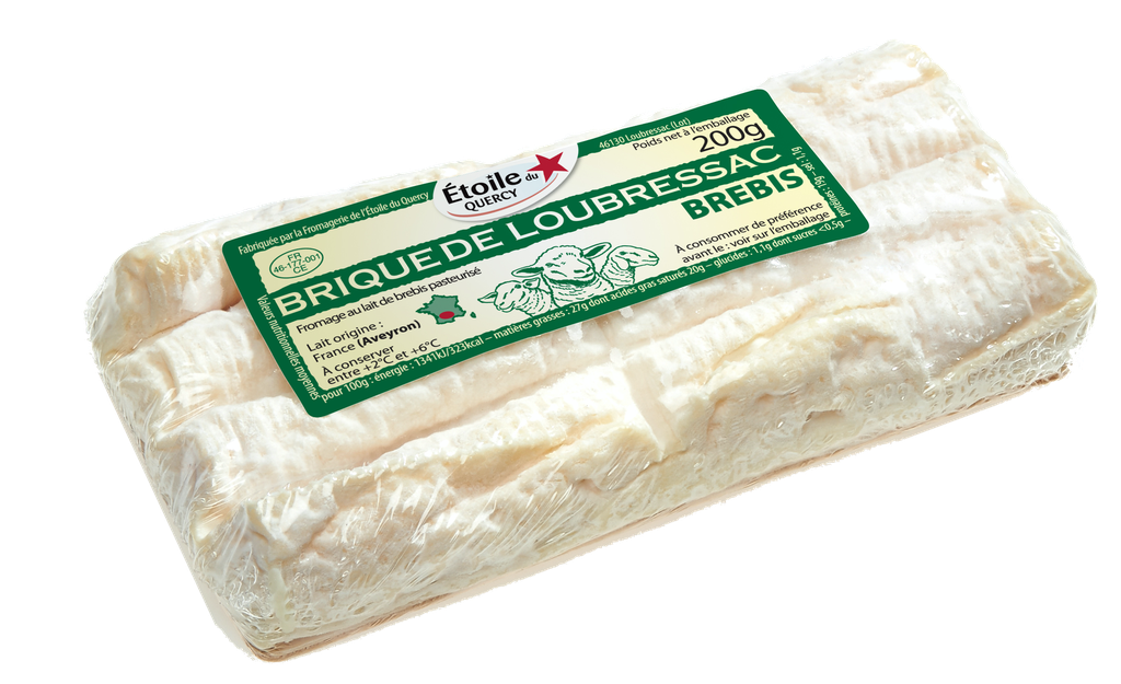 Brique brebis Loubressac filmee TS - 200g x 4
