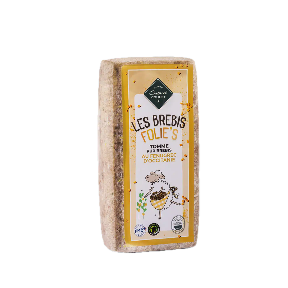 Brique Pur Brebis "Brebis Folie's" Fenugrec CR - 2,2Kg x 2