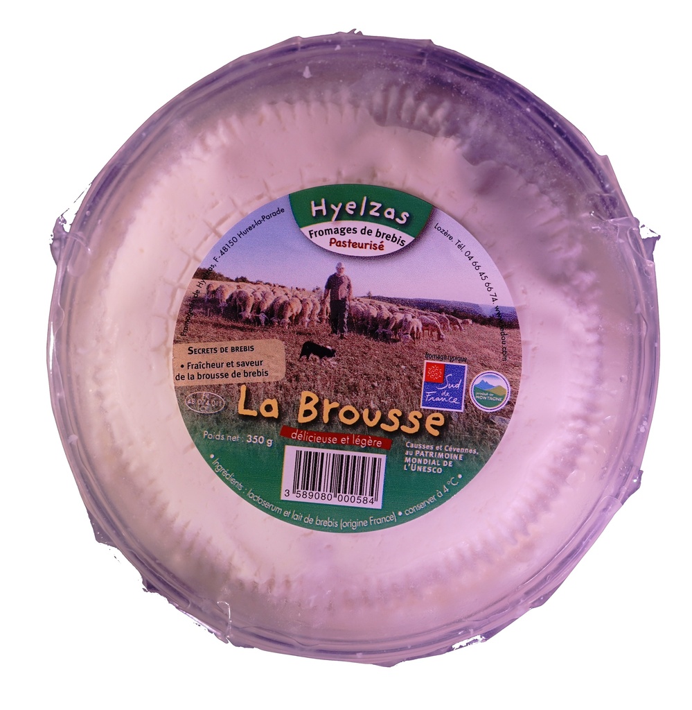 Brousse de Brebis de Hyelzas (etiquette verte) FU - 350g x 6