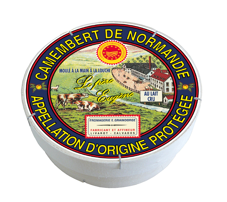 Camembert de Normandie AOP 1/2 Affine Pere Eugene GE - 250g x 6