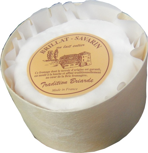 [1804010] Brillat-Savarin IGP Pasteurisé Fond de boite bois RO - 100g x 9