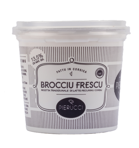 [1603003] Brocciu Corse AOP Frais Pot PI - 500g x 6