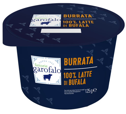 [0105015] Burrata di Buffala Garofalo AI - 125g x 8