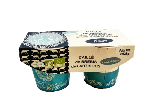 [0109003] Caille de Brebis BIO AO - (125g x 2) x 6