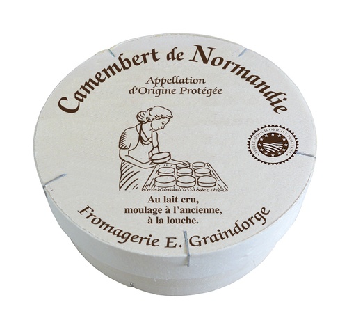 [0704006] Camembert de Normandie AOP 1/2 aff. pyro GE - 250g x 6